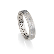 Todd Reed ring in Palladium, white brilliant cut diamonds (~.39ct)